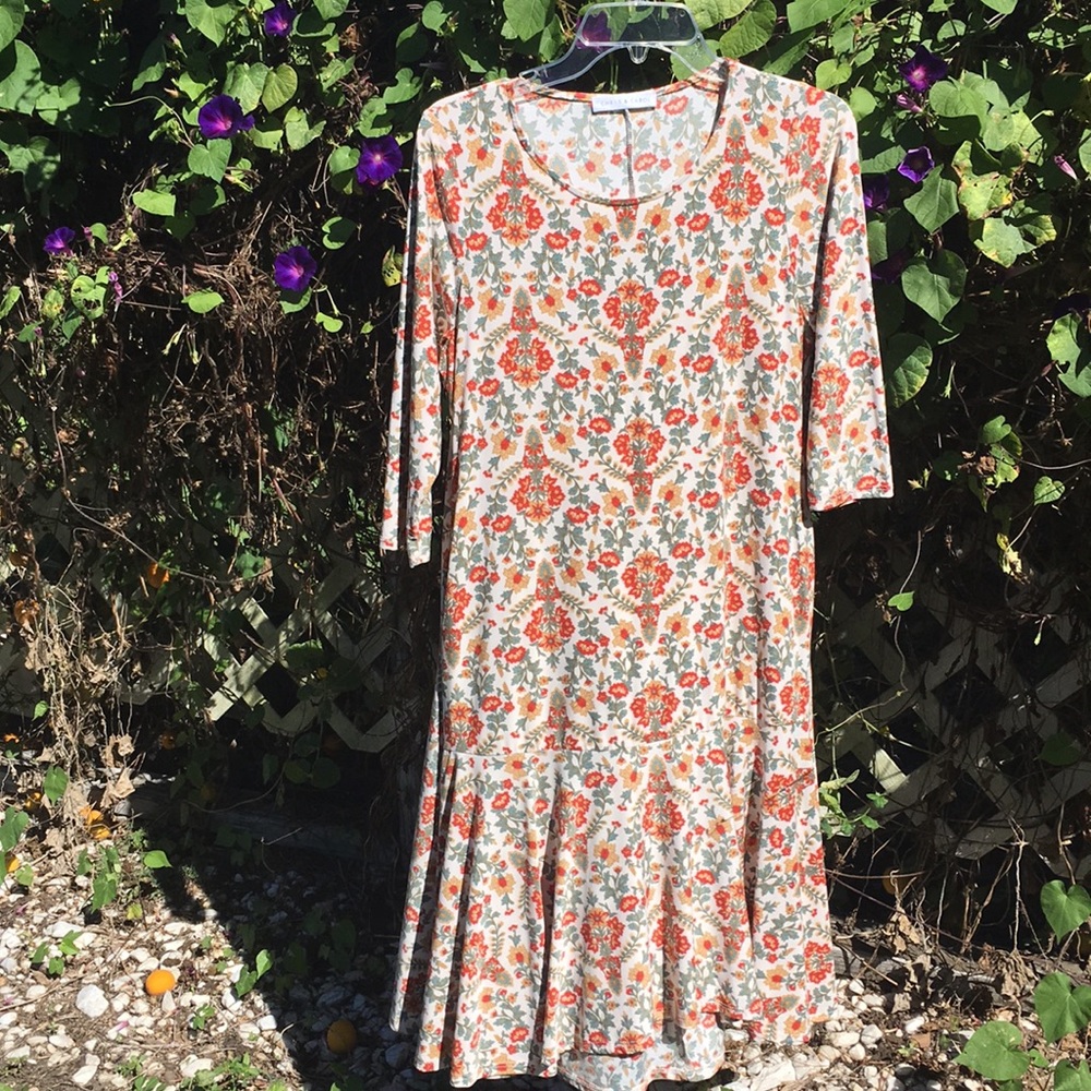 Chris & Carol Flowered Dress